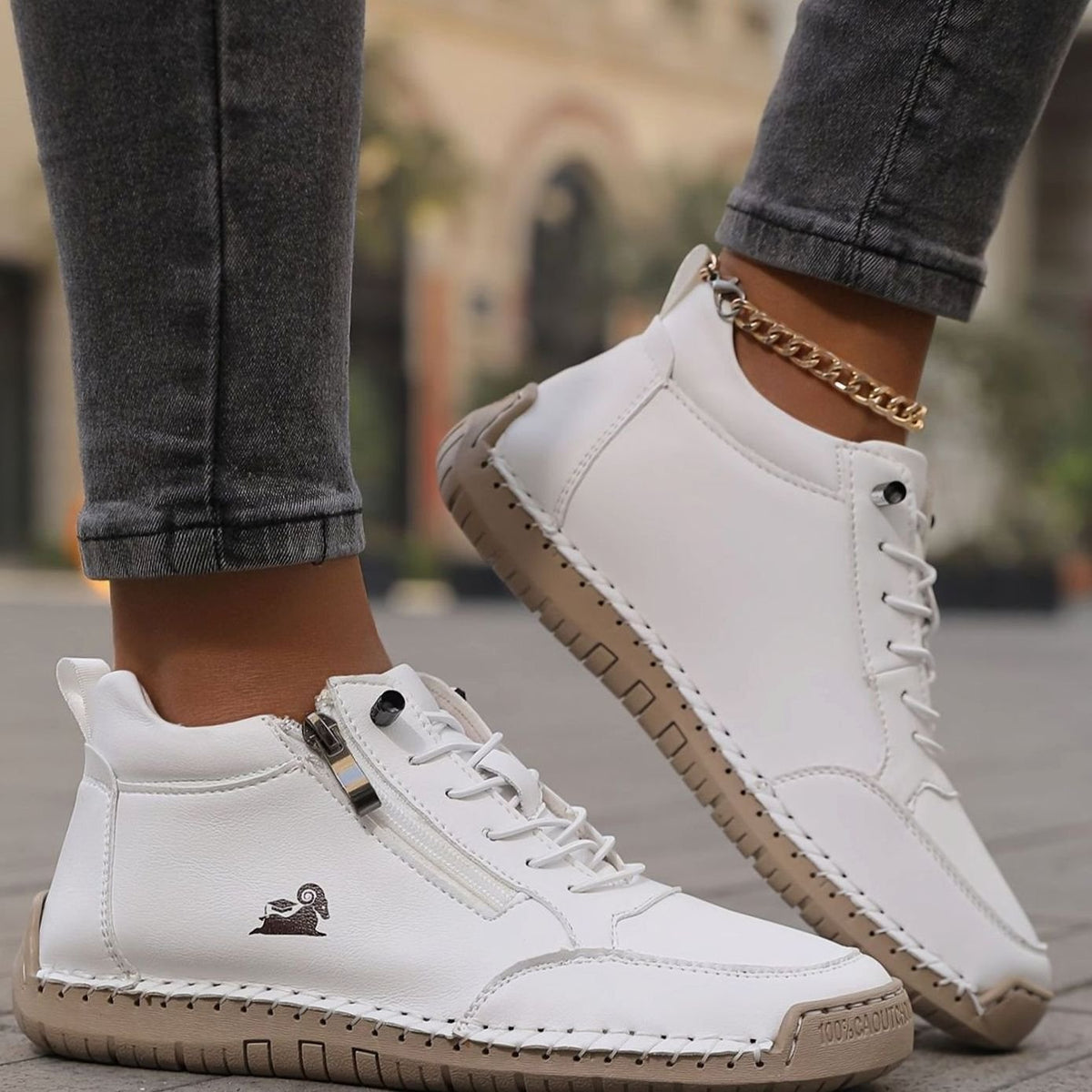 Women's Orthopaedic Wide-Fit Lace-Up Ankle Boots