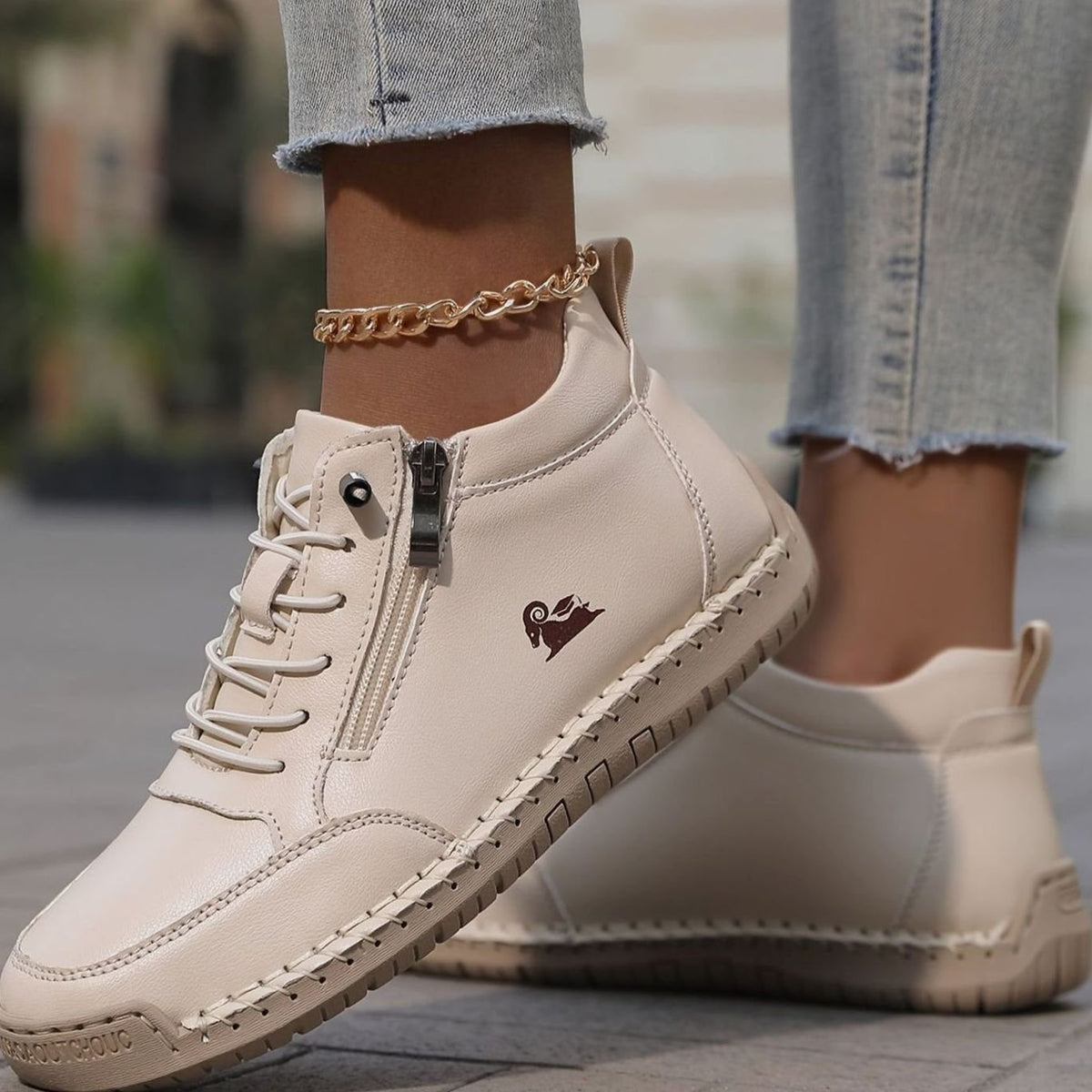 Women's Orthopaedic Wide-Fit Lace-Up Ankle Boots
