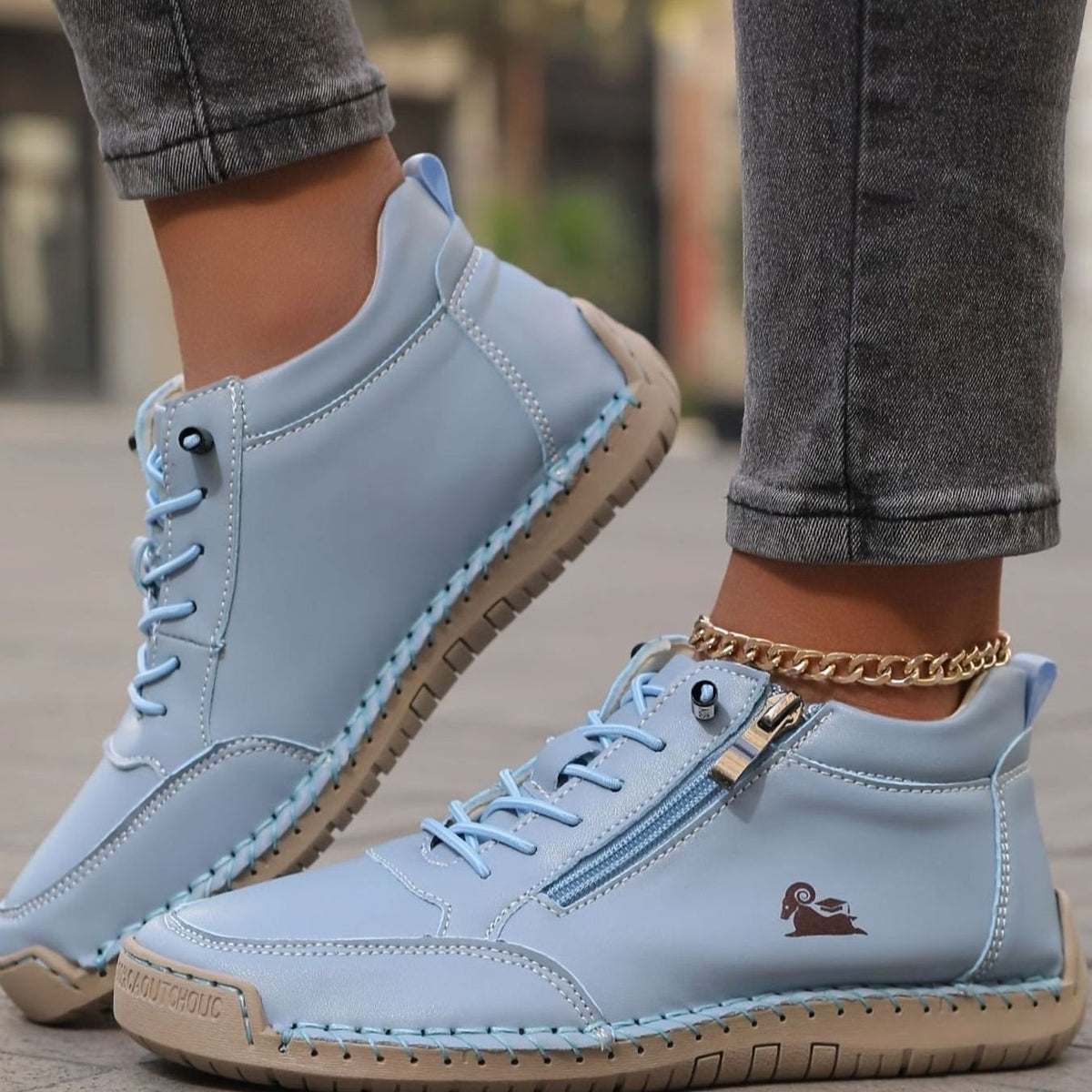 Women's Orthopaedic Wide-Fit Lace-Up Ankle Boots