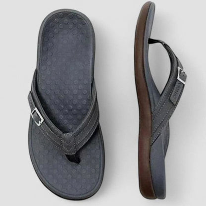 Women's Orthopaedic Buckle Toe-Post Sandals with Arch Support