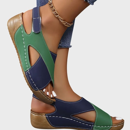 Women's Orthopaedic Wedge Slingback Sandals with Arch Support