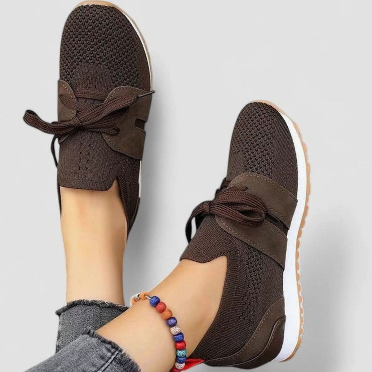 Women's Orthopaedic Breathable Knit Slip-On Trainers