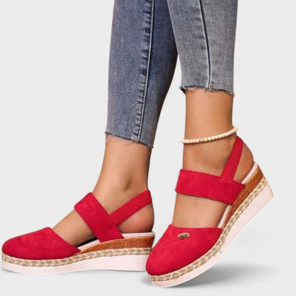 Women's Orthopaedic Espadrille Wedge Slingback Sandals