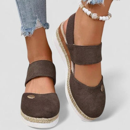 Women's Orthopaedic Espadrille Wedge Slingback Sandals