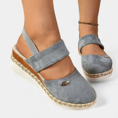 Women's Orthopaedic Espadrille Wedge Slingback Sandals