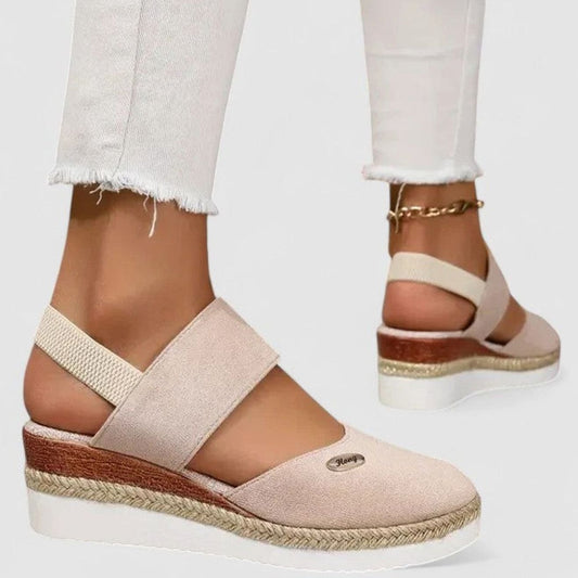 Women's Orthopaedic Espadrille Wedge Slingback Sandals