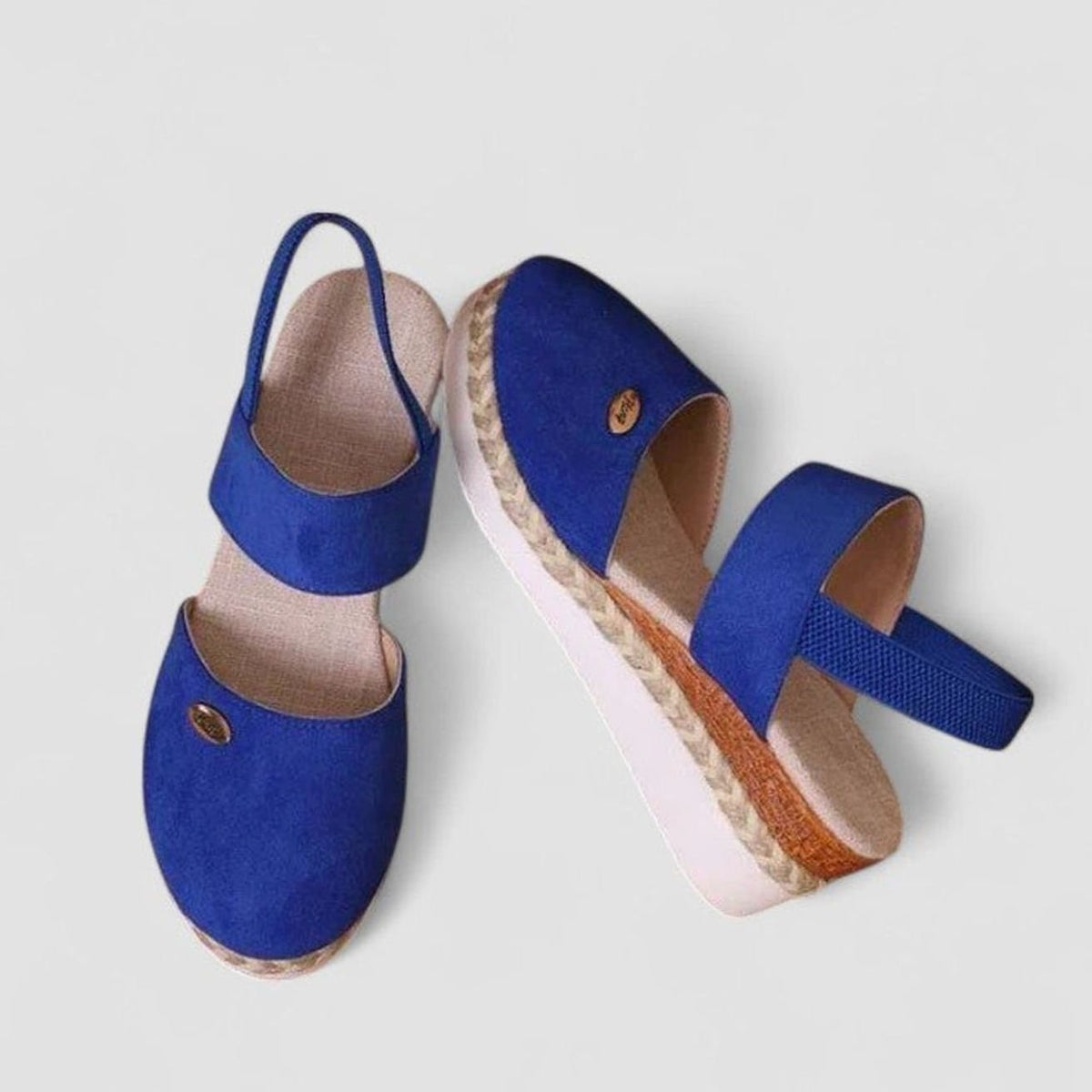 Women's Orthopaedic Espadrille Wedge Slingback Sandals
