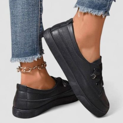 Women's Orthopaedic Lace-Up Flatform Trainers