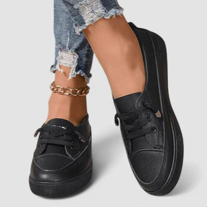 Women's Orthopaedic Lace-Up Flatform Trainers