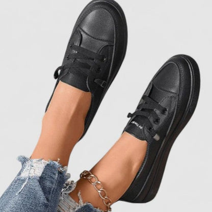 Women's Orthopaedic Lace-Up Flatform Trainers