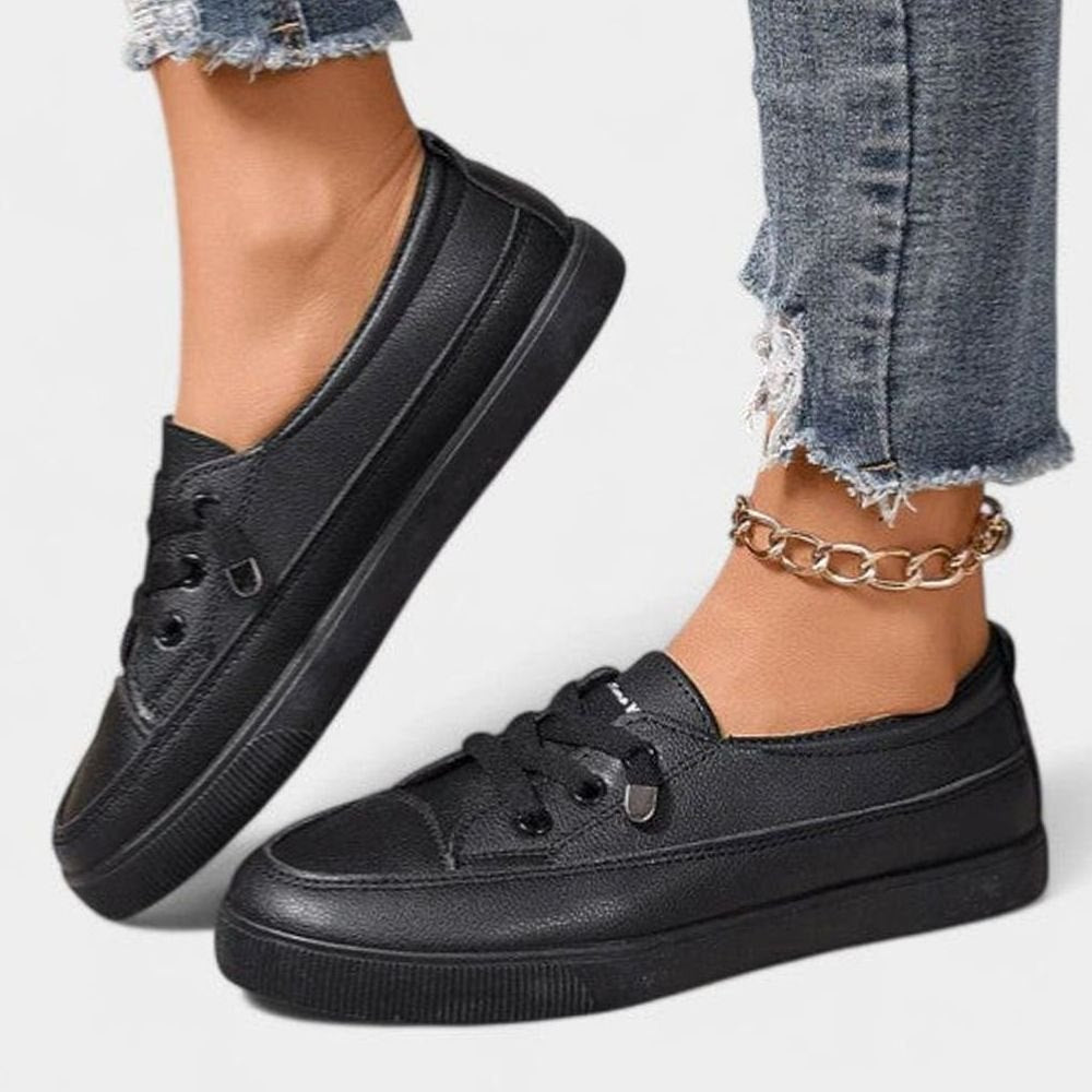 Women's Orthopaedic Lace-Up Flatform Trainers