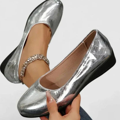 Women's Orthopaedic Memory-Foam Wedge Loafers