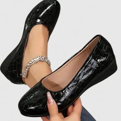Women's Orthopaedic Memory-Foam Wedge Loafers