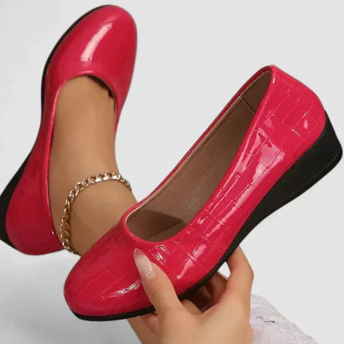 Women's Orthopaedic Memory-Foam Wedge Loafers
