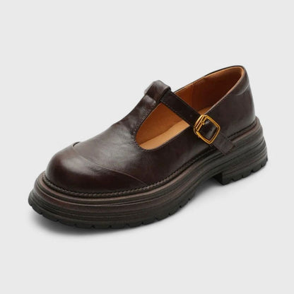 Women's Orthopaedic T-Bar Buckle Platform Mary Jane Shoes