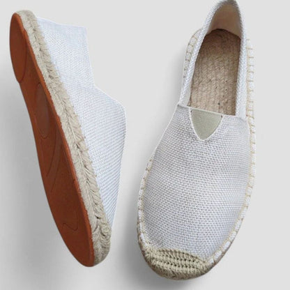 Women's Slip-On Espadrille Loafers with Woven Jute Trim