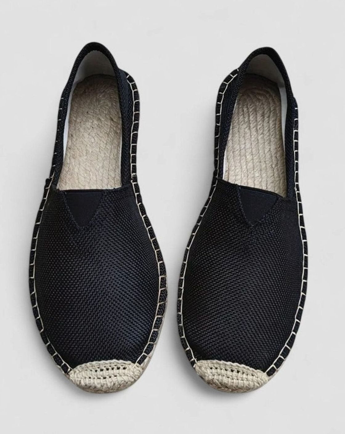 Women's Slip-On Espadrille Loafers with Woven Jute Trim