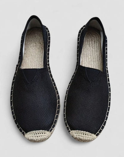 Women's Slip-On Espadrille Loafers with Woven Jute Trim