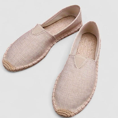 Women's Slip-On Espadrille Loafers with Woven Jute Trim