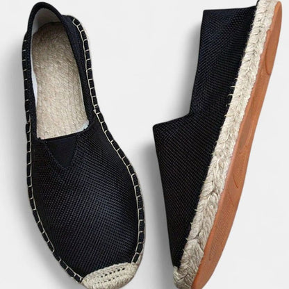 Women's Slip-On Espadrille Loafers with Woven Jute Trim