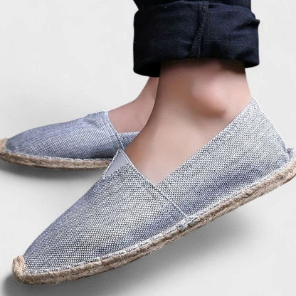 Women's Slip-On Espadrille Loafers with Woven Jute Trim