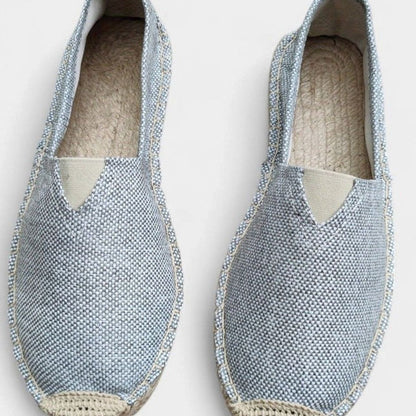Women's Slip-On Espadrille Loafers with Woven Jute Trim