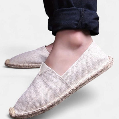 Women's Slip-On Espadrille Loafers with Woven Jute Trim
