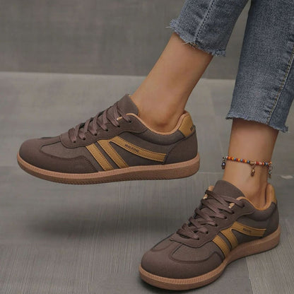 Women's Orthopaedic Wide Toe Box Lace-Up Trainers