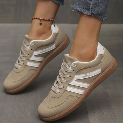 Women's Orthopaedic Wide Toe Box Lace-Up Trainers