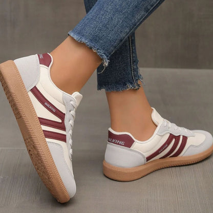 Women's Orthopaedic Wide Toe Box Lace-Up Trainers