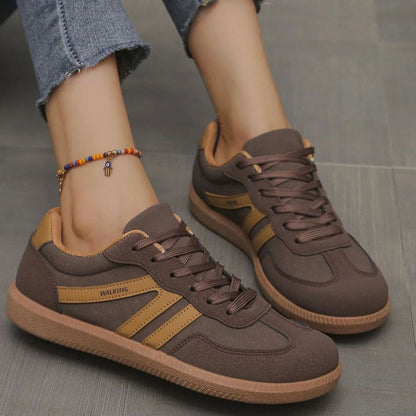 Women's Orthopaedic Wide Toe Box Lace-Up Trainers