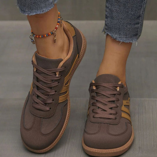 Women's Orthopaedic Wide Toe Box Lace-Up Trainers