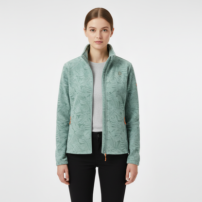 Women's Stand Collar Zip-Up Winter Jacket
