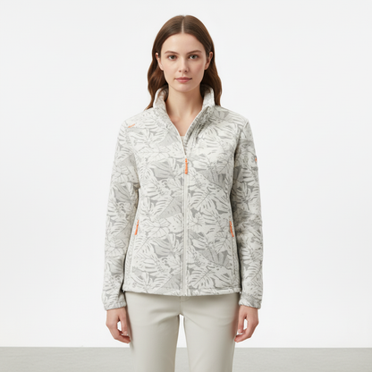 Women's Stand Collar Zip-Up Winter Jacket