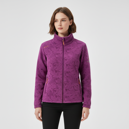 Women's Stand Collar Zip-Up Winter Jacket